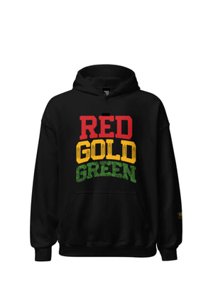 Kabaka Pyramid Red Gold & Green Pullover