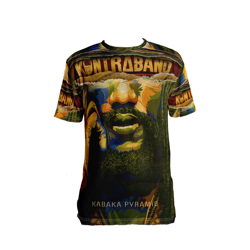 LIMITED EDITION Kabaka Pyramid KONTRABAND Album T-Shirt