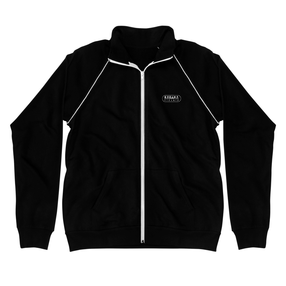 Kabaka Pyramid LOGO Fleece Jacket (Black / White)