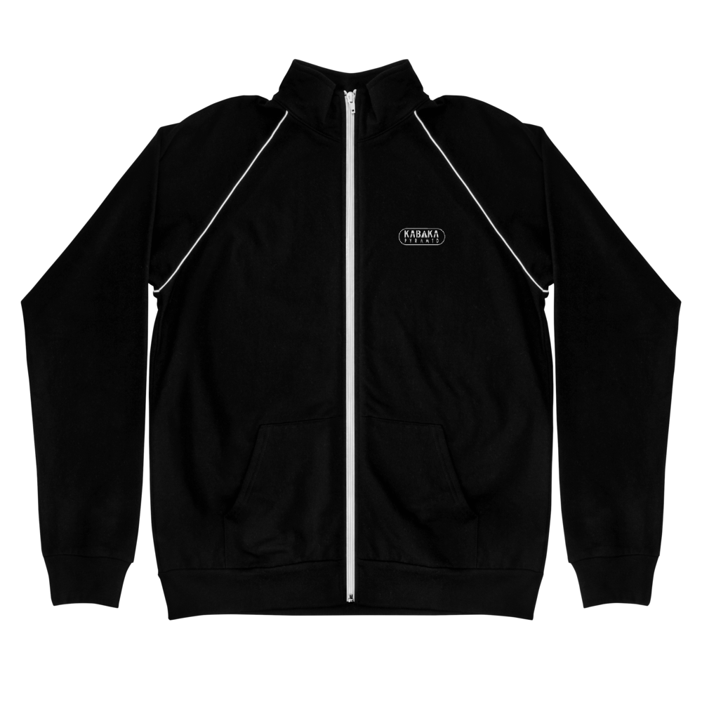 Kabaka Pyramid LOGO Fleece Jacket (Black / White)