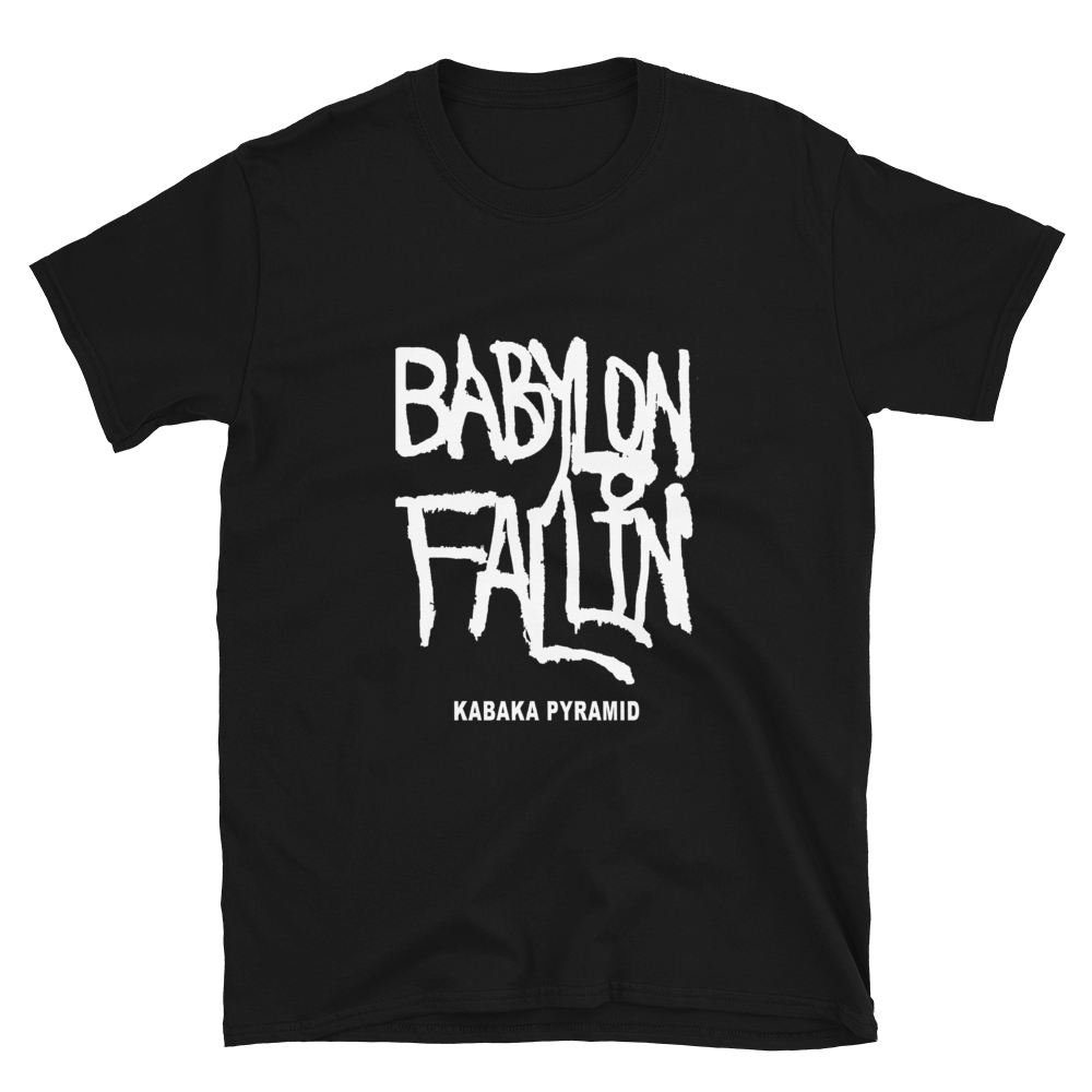 'Babylon Fallin' Kabaka Pyramid BLACK T-Shirt